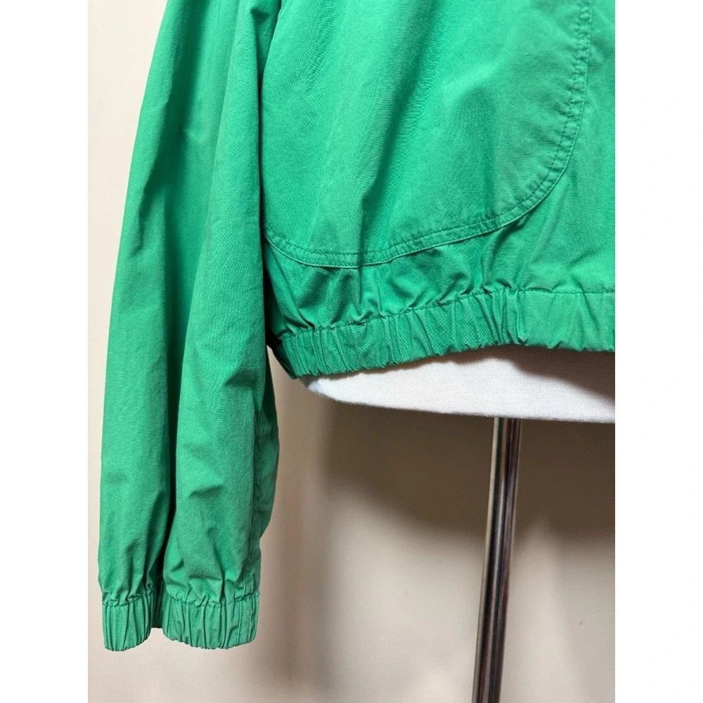 Vintage Tommy Hilfiger‎ Green Windbreaker Jacket XL Crest Golf 90s